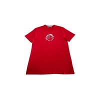 Trussardi Beachwear Men's Red Cotton T-Shirt - L