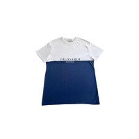 Trussardi Beachwear Men's Blue Polyester T-Shirt - XL