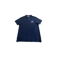 Trussardi Beachwear Men's Blue Cotton Polo Shirt - M