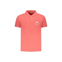 Trussardi Men's Pink Cotton Polo Shirt - M