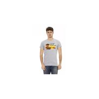 Printed Short Sleeve Round Neck T-Shirt L Men