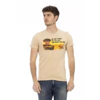 Printed Short Sleeve T-Shirt with Round Neck 2XL Men