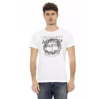 Short Sleeve T-shirt With Round Neck Front Print XL Men