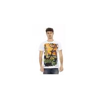 Short Sleeve T-shirt with Front Print 2XL Men