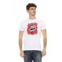 Short Sleeve T-shirt with Front Print - 3XL