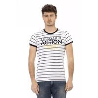Short Sleeve T-shirt with Front Print 2XL Men