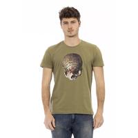 Short Sleeve T-shirt with Front Print 2XL Men