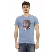 Short Sleeve T-shirt with Front Print 2XL Men