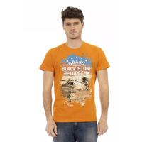 Short Sleeve T-shirt with Front Print 2XL Men