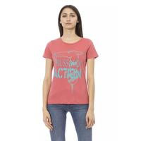 Trussardi Action Women's Pink Cotton Tops &amp; T-Shirt - S
