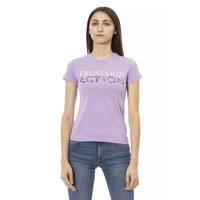 Trussardi Action Women's Purple Cotton Tops &amp; T-Shirt - L