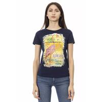 Trussardi Action Women's Blue Cotton Tops &amp; T-Shirt - S