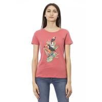 Trussardi Action Women's Pink Cotton Tops &amp; T-Shirt - S