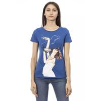 Short Sleeve T-shirt with Front Print S Women