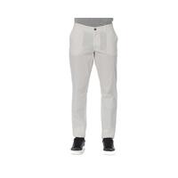 Trussardi Jeans Men&#39;s White Cotton Jeans &amp; Pant - W54 US