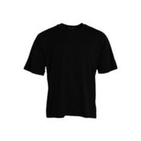 Dolce &amp; Gabbana Men's Black Cotton Round Neck Short Sleeves T-shirt - 54 IT