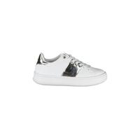 US POLO ASSN Women's White Polyester Sneaker - 36 EU