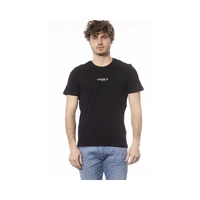 Ungaro Sport Men's Sleek Black Cotton Crew Neck T-Shirt - M