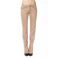 Ungaro Fever Women's Beige Cotton Jeans &amp; Pant - W30 US