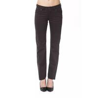 Ungaro Fever Women's Brown Cotton Jeans &amp; Pant - W30 US