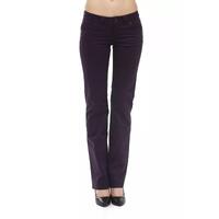 Ungaro Fever Women's Purple Cotton Jeans &amp; Pant - W32 US