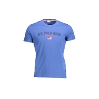 US POLO ASSN Men's Classic Blue Crew Neck Cotton Tee - 2XL