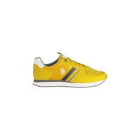 US POLO ASSN Men's Radiant Yellow Sports Sneakers with Contrasting Details - 45 EU