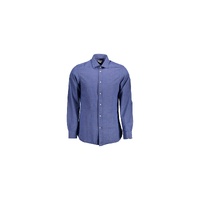 US POLO ASSN Men's Blue Cotton Shirt - M