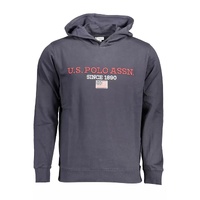 US POLO ASSN Men's Blue Cotton Sweater - M