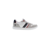 US POLO ASSN Men's Gray Polyester Sneaker - 44 EU