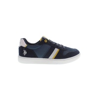 US POLO ASSN Men's Blue Polyester Sneaker - 45 EU