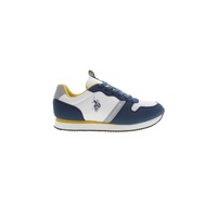 US POLO ASSN Men's Blue Polyester Sneaker - 44 EU