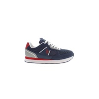 US POLO ASSN Men's Blue Polyester Sneaker - 44 EU
