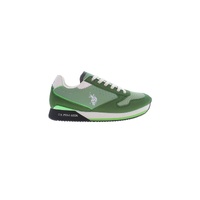 US POLO ASSN Men's Green Polyester Sneaker - 44 EU