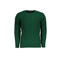 US Grand Polo Men's Green Fabric Sweater - 2XL