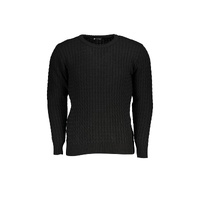 US Grand Polo Men's Black Fabric Sweater - M