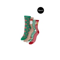 Vero Moda Men's Multicolor Cotton Sock - One Size