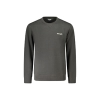 Wrangler Men's Black Cotton Sweater - M