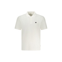 Wrangler Men's White Cotton Polo Shirt - L