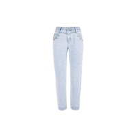 Yes Zee Women's Chic High-Waisted Light Wash Denim - W29 US
