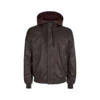 Yes Zee Men's Brown Polyethylene Jacket - M