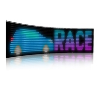 Programmable LED Matrix Panel Flexible Screen IP65 with APP Control 192*898mm