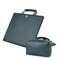 15.4 Inch Laptop Bag &amp; Power Tote - Protective Case In Ink Green