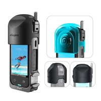 Amagisn Metal Rabbit Cage Protective Frame - Insta360 X3 - With Lens Cover