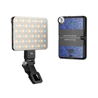 Rechargeable Clip Fill Light - 60 Leds 3 Light Modes Front &amp; Back Clip a Type Blue - A Type Blue
