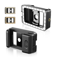 Universal Phone Clip with Multifunctional Fill Light - 1 / 4 &amp; M17 M37 Thread Interface