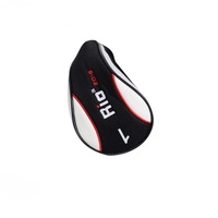 Black Red Wood Golf Head Cover Pusher Set - Wood Rod