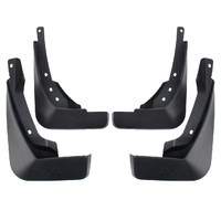 4 Pcs Car Auto Semi-Rigid Pvc Splash Flaps Fender Guard For Audi A4L 2016 Version