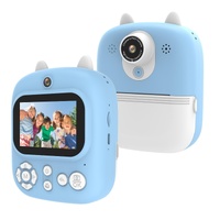 32g Instant Camera with 2.4 Display &amp; Card Reader for Kids - 1200w Blue - Standard Blue