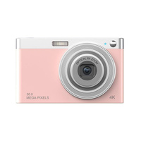 4k 8x Optical Zoom Telescopic Lens Digital Camera - Pink 2.88 Inch